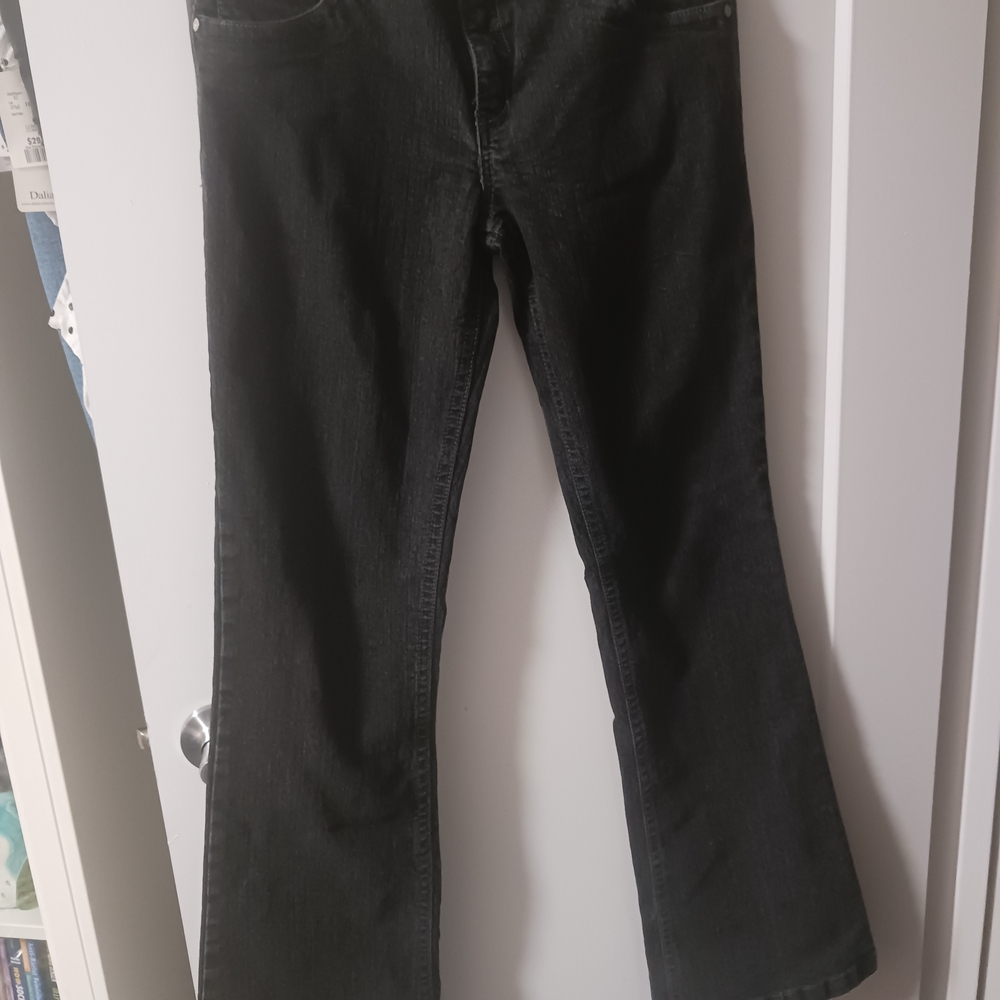 BONGO Black Flare Wide Leg Jeans